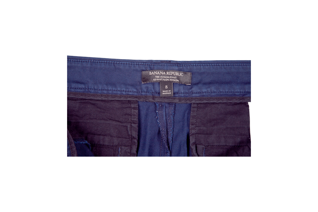 Pantalón Banana Republic Azul Marino Slim Fit