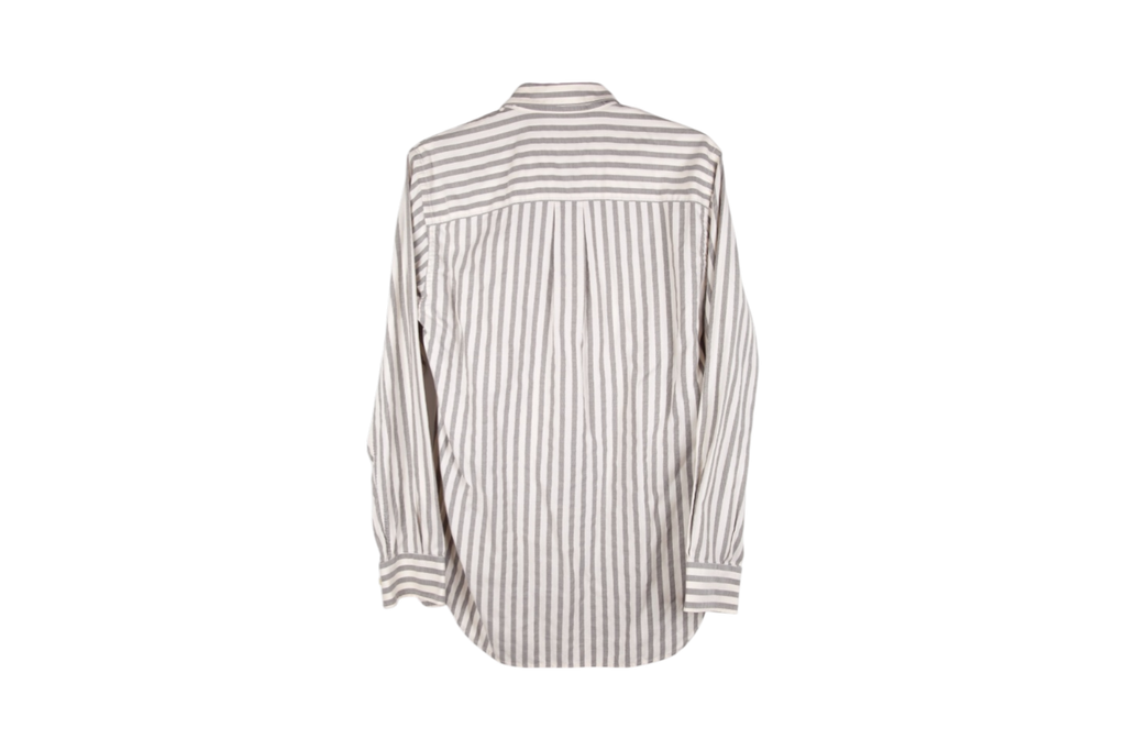 Camisa Burberry London Rayas Beige y Grises