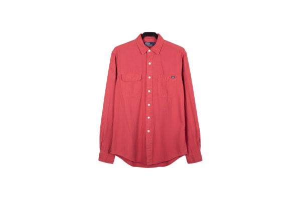 Camisa Ralph Lauren Slim Fit Roja