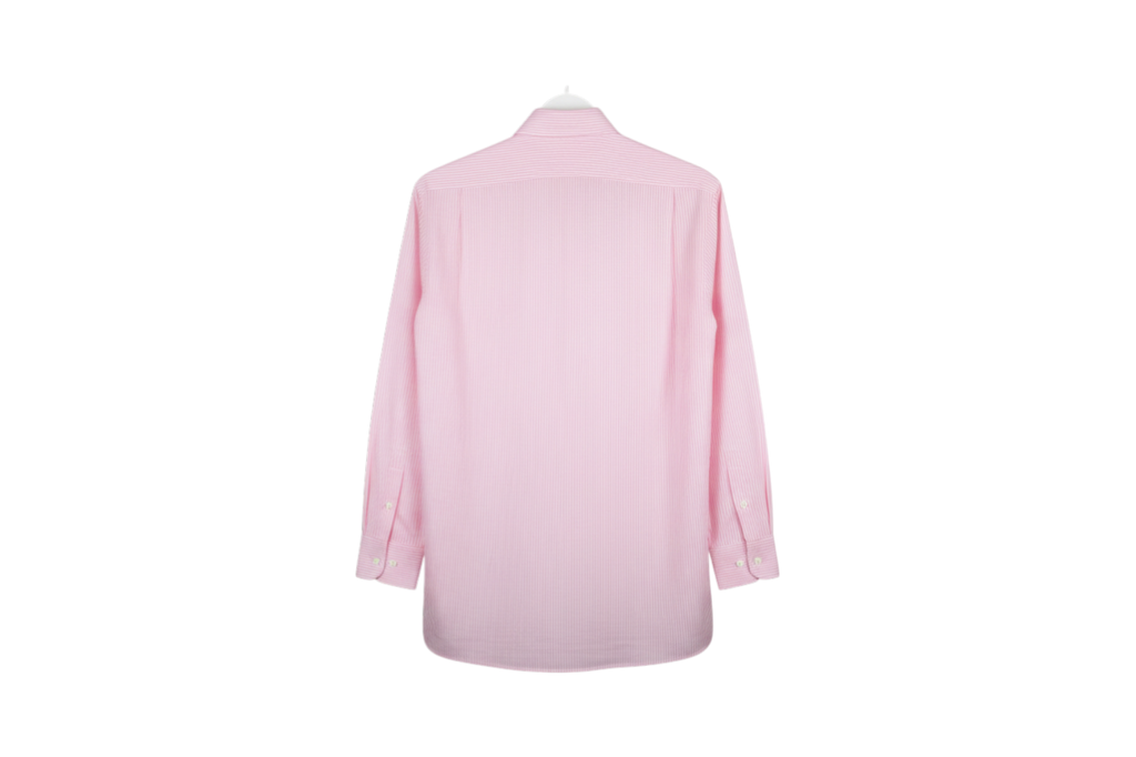 Camisa Polo Ralph Lauren Rayas Rosas y Blancas