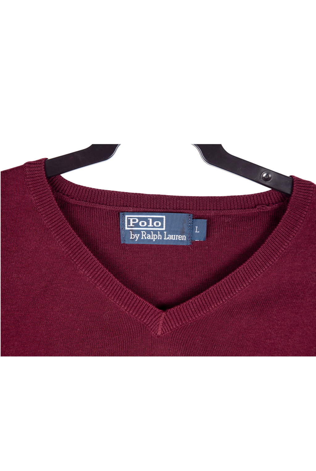 Jersey Polo by Ralph Lauren Burdeos con Cuello Pico