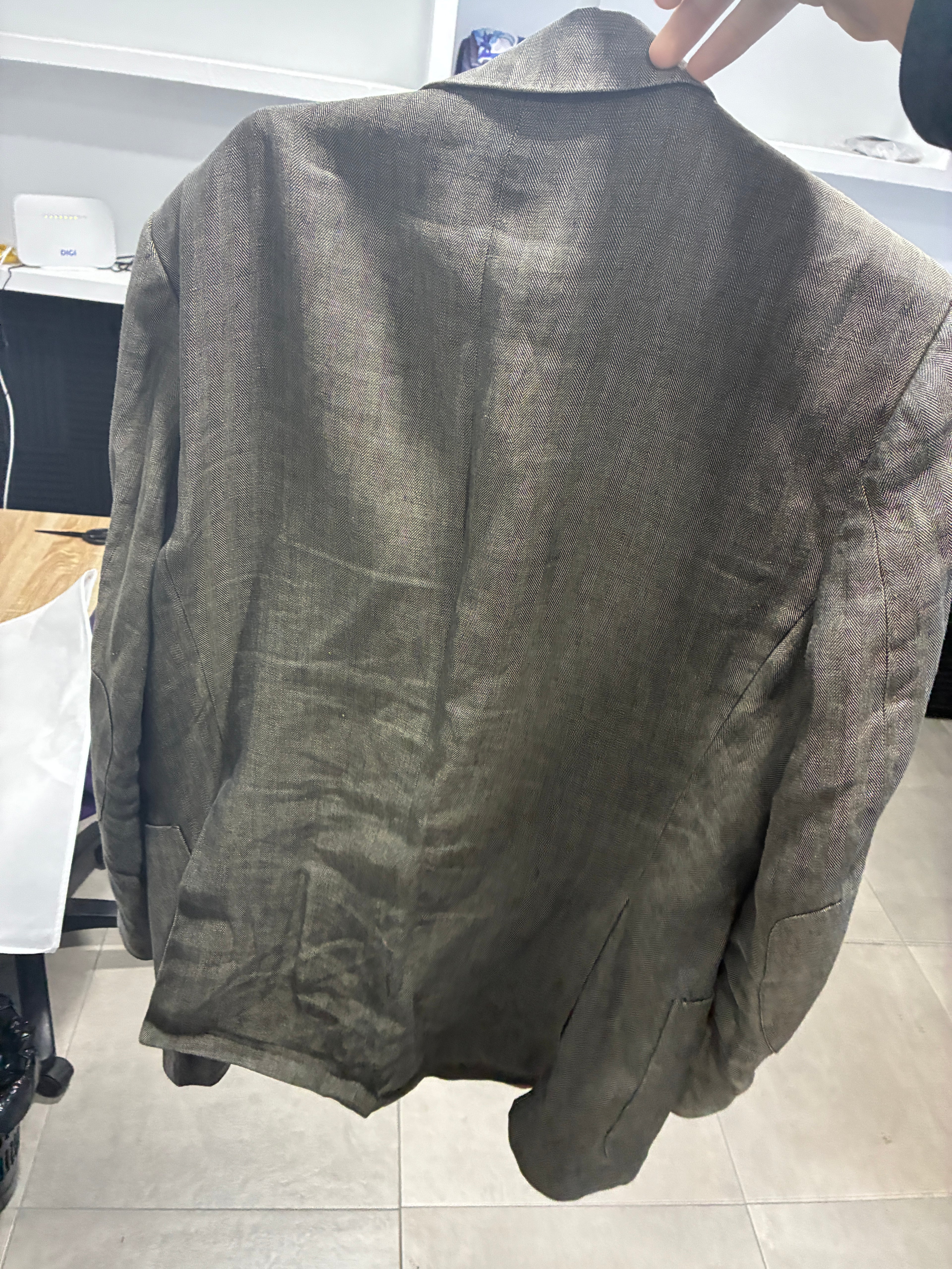 Burberry Grey Jacket (Brown Interior)