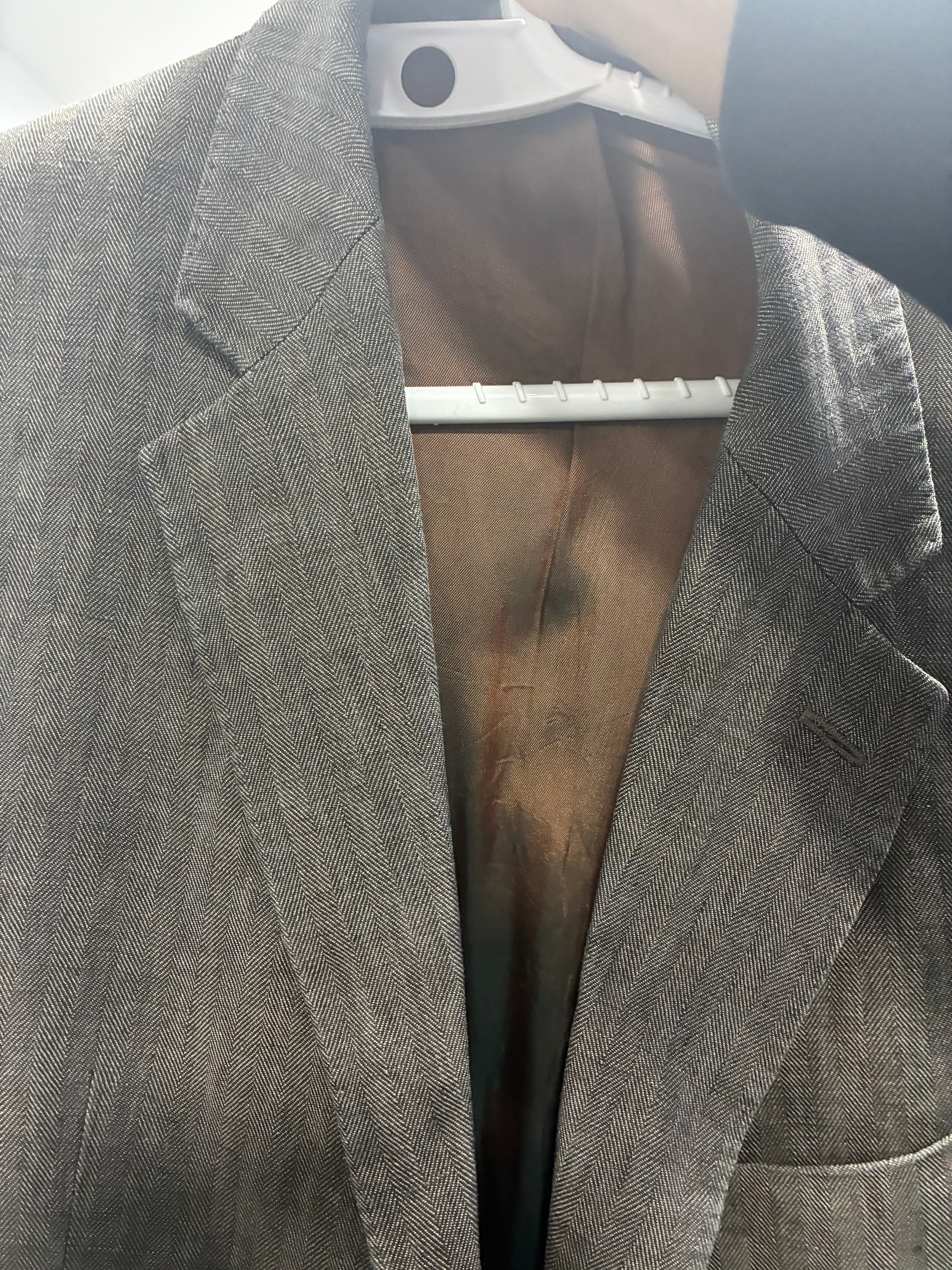 Burberry Grey Jacket (Brown Interior)