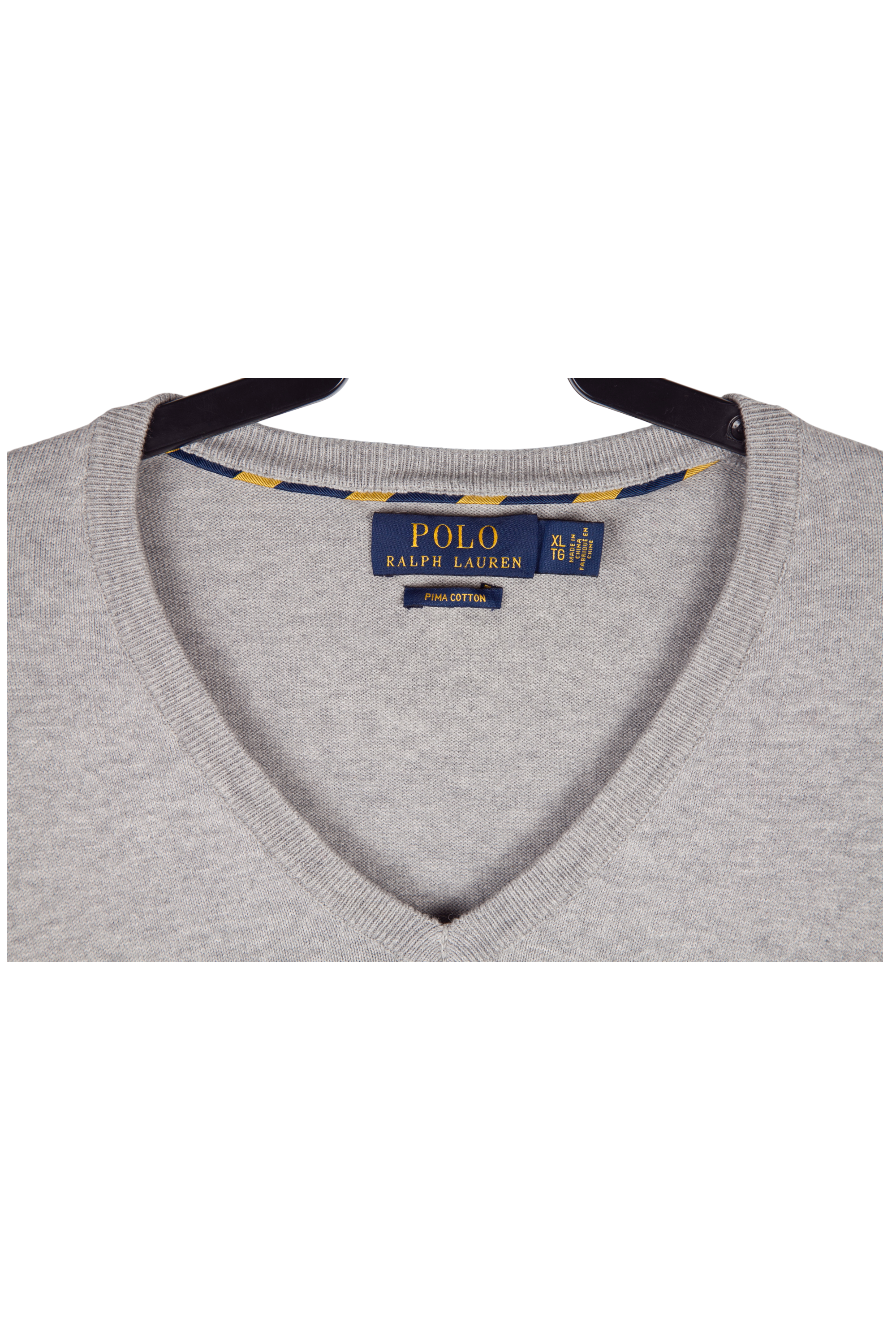 Jersey Polo Ralph Lauren Gris en Algodón Pima