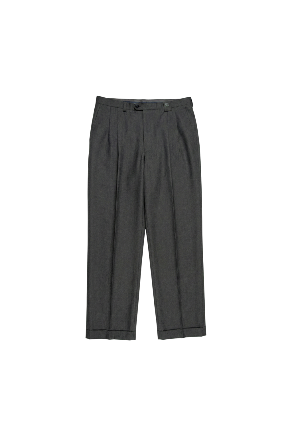 Pantalón de Traje Burberry London Gris Oscuro