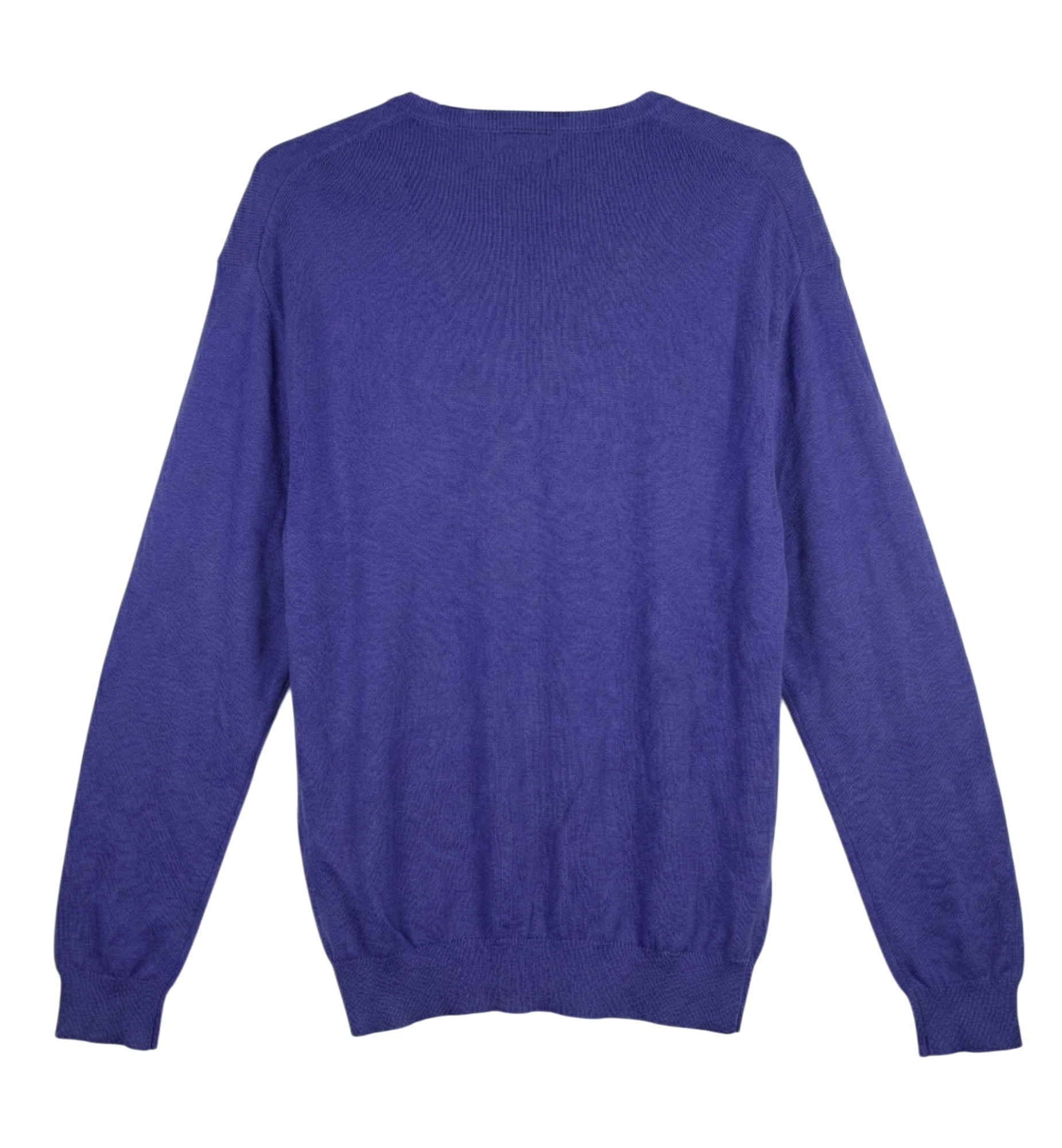 Jersey Polo Ralph Lauren Azul en Algodón Pima con cuello en pico