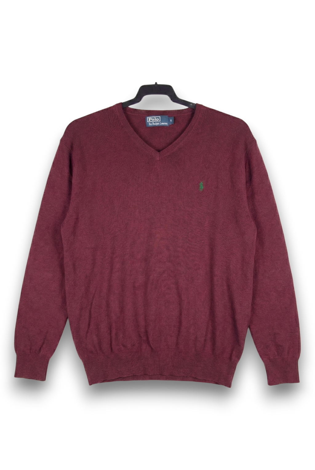 Jersey Polo by Ralph Lauren Burdeos con Cuello Pico