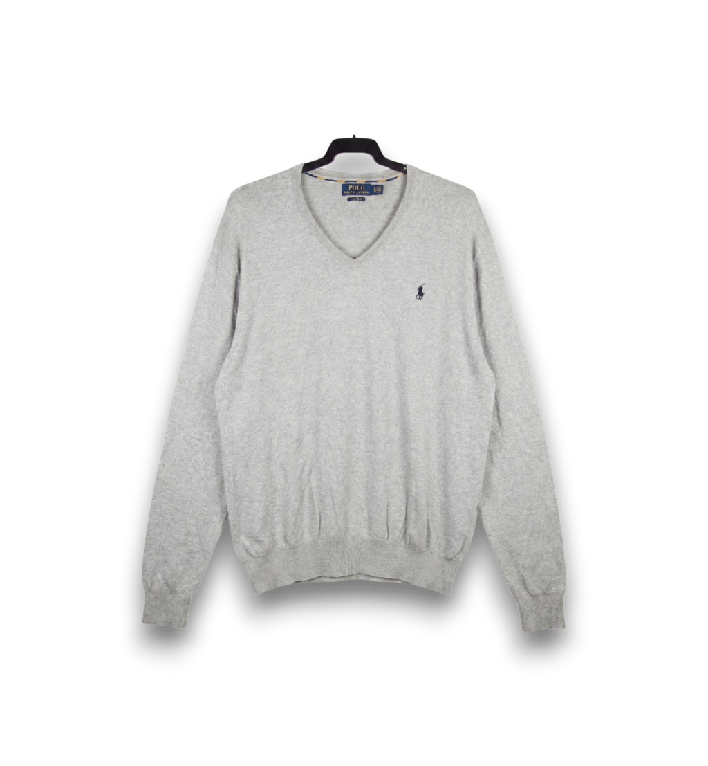 Jersey Polo Ralph Lauren Gris en Algodón Pima