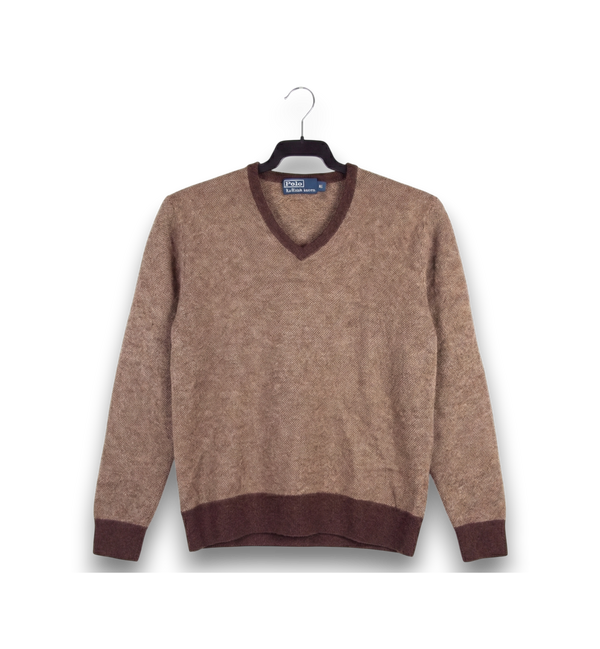 Jersey Polo by Ralph Lauren Marrón Mezcla Punto Grueso