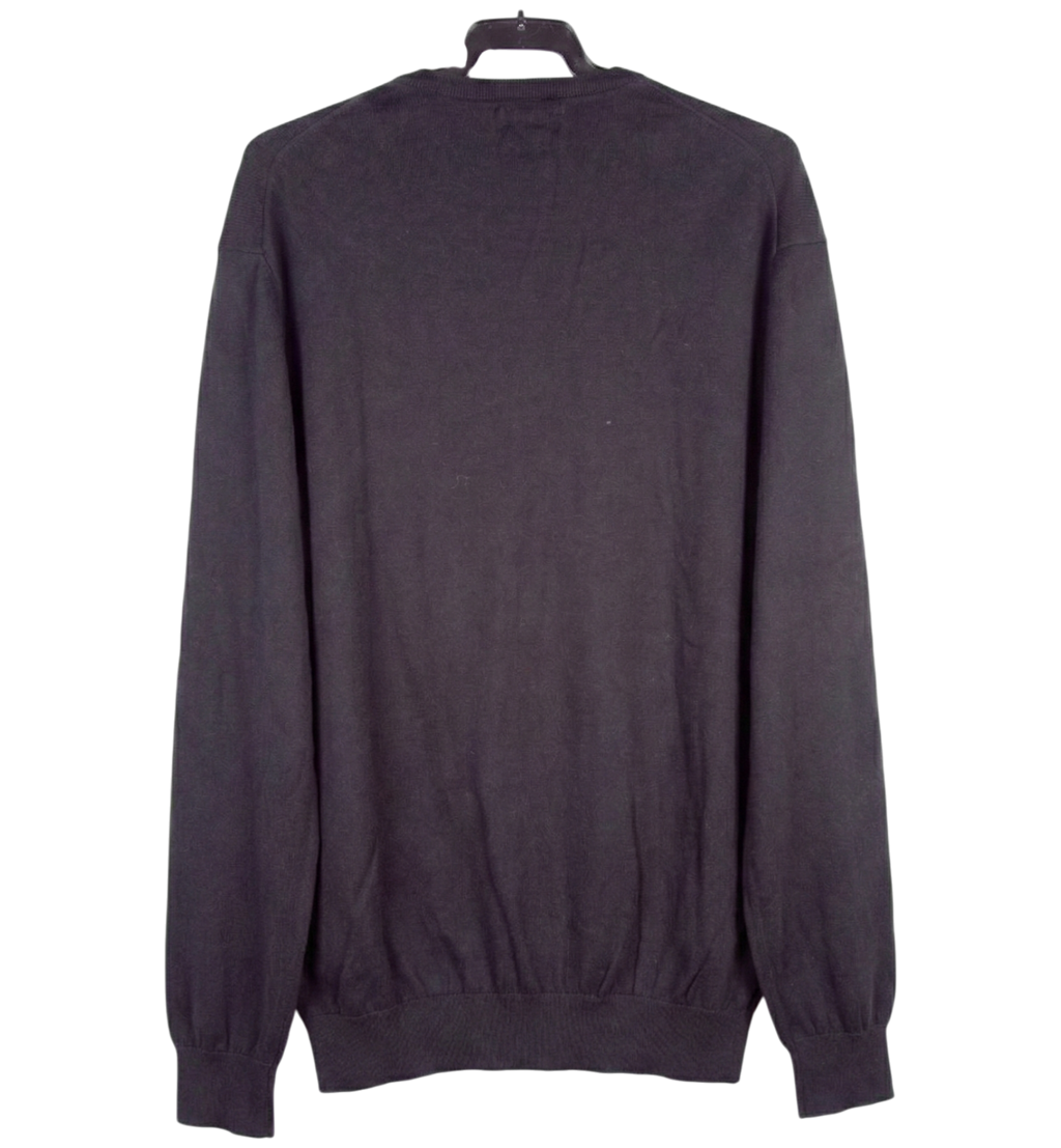 Jersey Polo Ralph Laure Negro en Algodón Pima con cuello en pico
