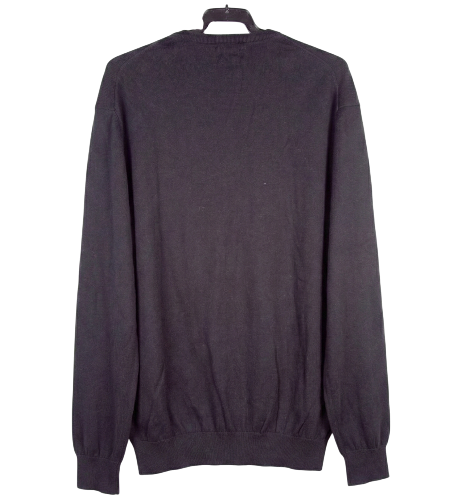 Jersey Polo Ralph Laure Negro en Algodón Pima con cuello en pico